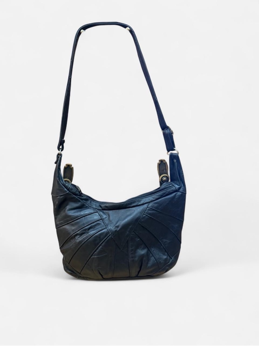 Vintage Genuine Leather Hobo Shoulder Bag